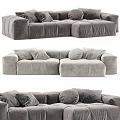 Pixel Corner Sofa by Saba 3d model
