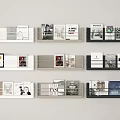 Bookshelf 3d model