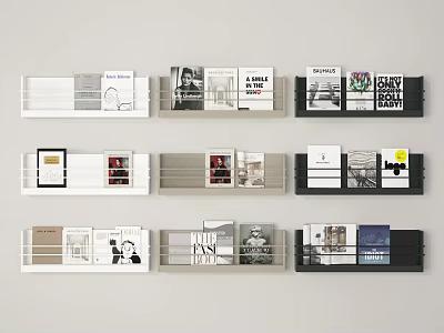 Bookshelf 3d model