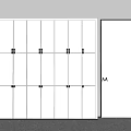 White Storage Cabinet Design With Multiple Doors In Indoor Setting Near Other Cabinets