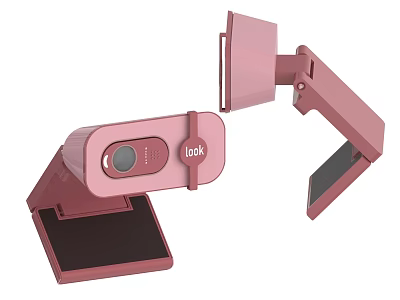 Pink Look Mobile Phone Stand Holder With Adjustable Bracket And Stable Base Design 3d model