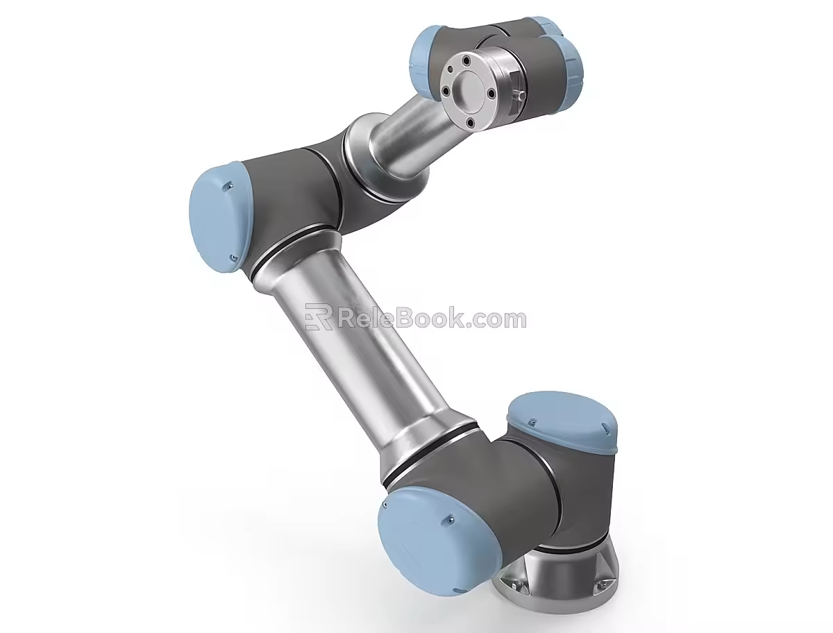 Universal manipulator six-axis degree of freedom robot handling manipulator loading and unloading manipulator 3d model