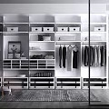 Modern Cloakroom 3d model