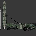 Military Weapon System Featuring Camouflage Truck Mounted Missile Launcher Desert Deployment Ready