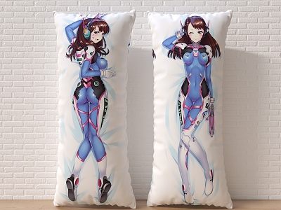 Equal Body Pillow Animation Pillow Long Pillow Long Pillow Half Body Pillow Star Pillow 3d model