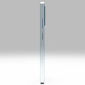 Sleek Modern Smartphone With Curved Display And Vibrant Purple Screen Design