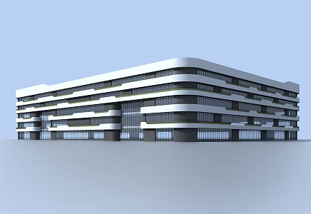 modern plant 3d model