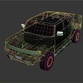Black Pickup Truck With Modern Design Sleek Body Front Grille And Shiny Wheel Details
