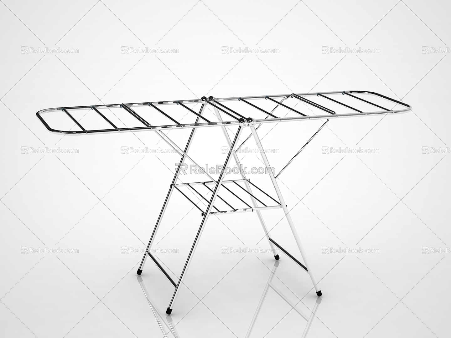 Clothes rack drying rack 3d model