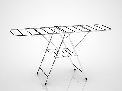 Clothes rack drying rack 3d model