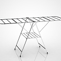 Clothes rack drying rack 3d model