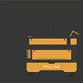 Black And Yellow Laser Engraving Machine With Transparent Cover And Worktable