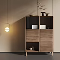 Middle Style High Cabinet Locker 3d model
