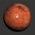 Planetary Geometry of Modern Mars Planet 3d model