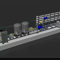 Advanced Industrial Equipment With Stainless Steel Tanks Piping And Control Panels