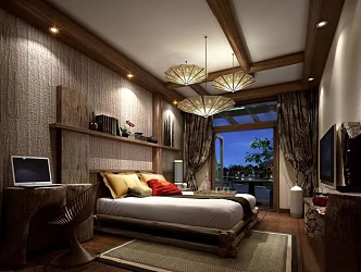 Guest Room 3d model
