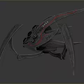 Detailed Character and Creature Mechanical Design with Gears Claw Features and Futuristic Elements