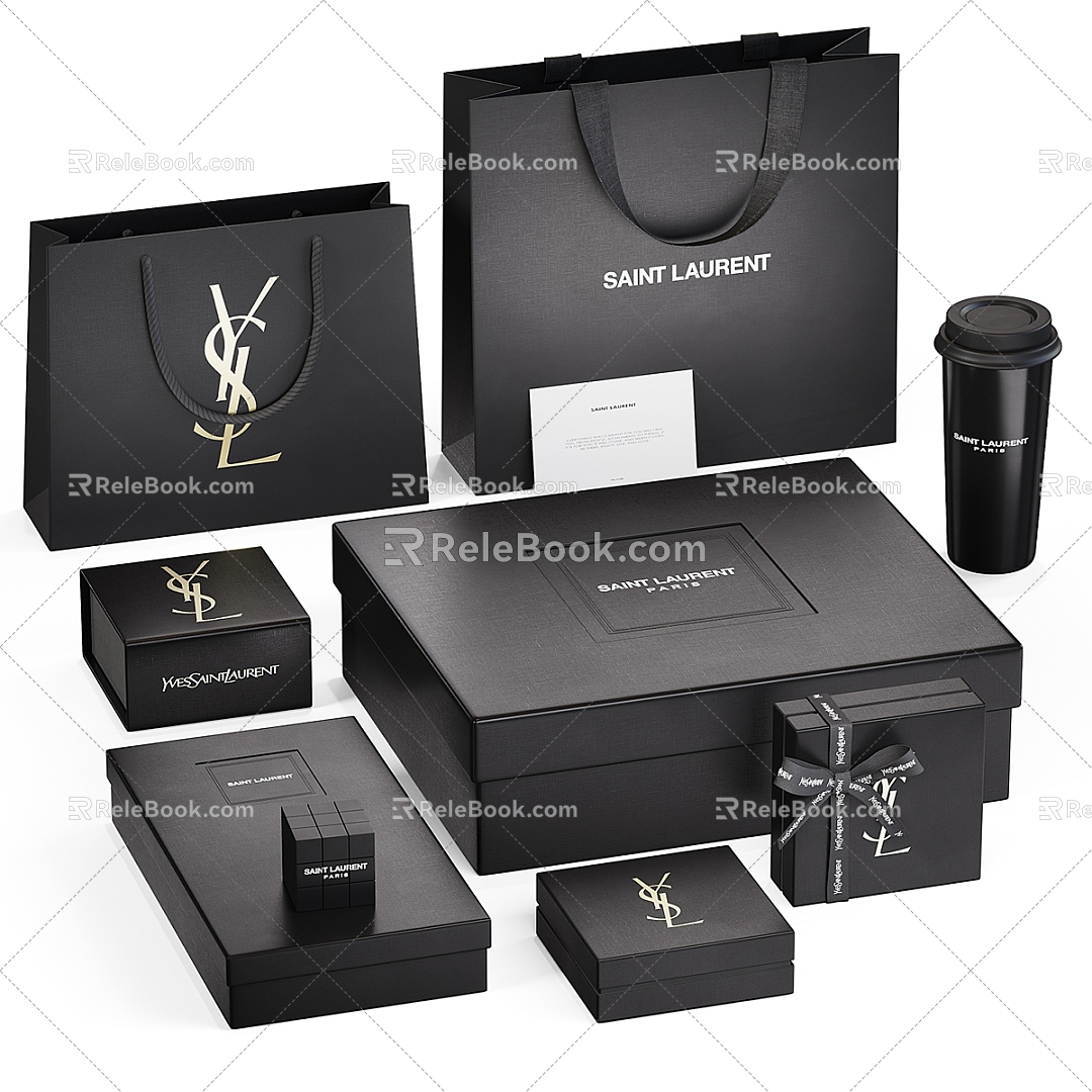 Cosmetic Ornaments LV Set Box 3d model