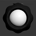 Police Black Flashlight With Modern Sleek Design And Bright LED Light