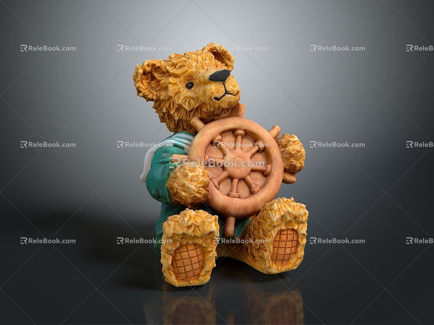 Muppet Bear Teddy Bear Toy Bear Muppet Toy Muppet Doll Doll Children's Toy 3d model