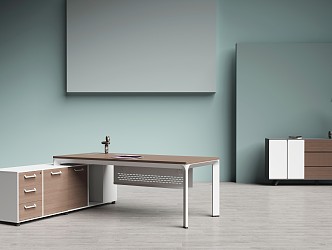 Modern Office Desk 3d model