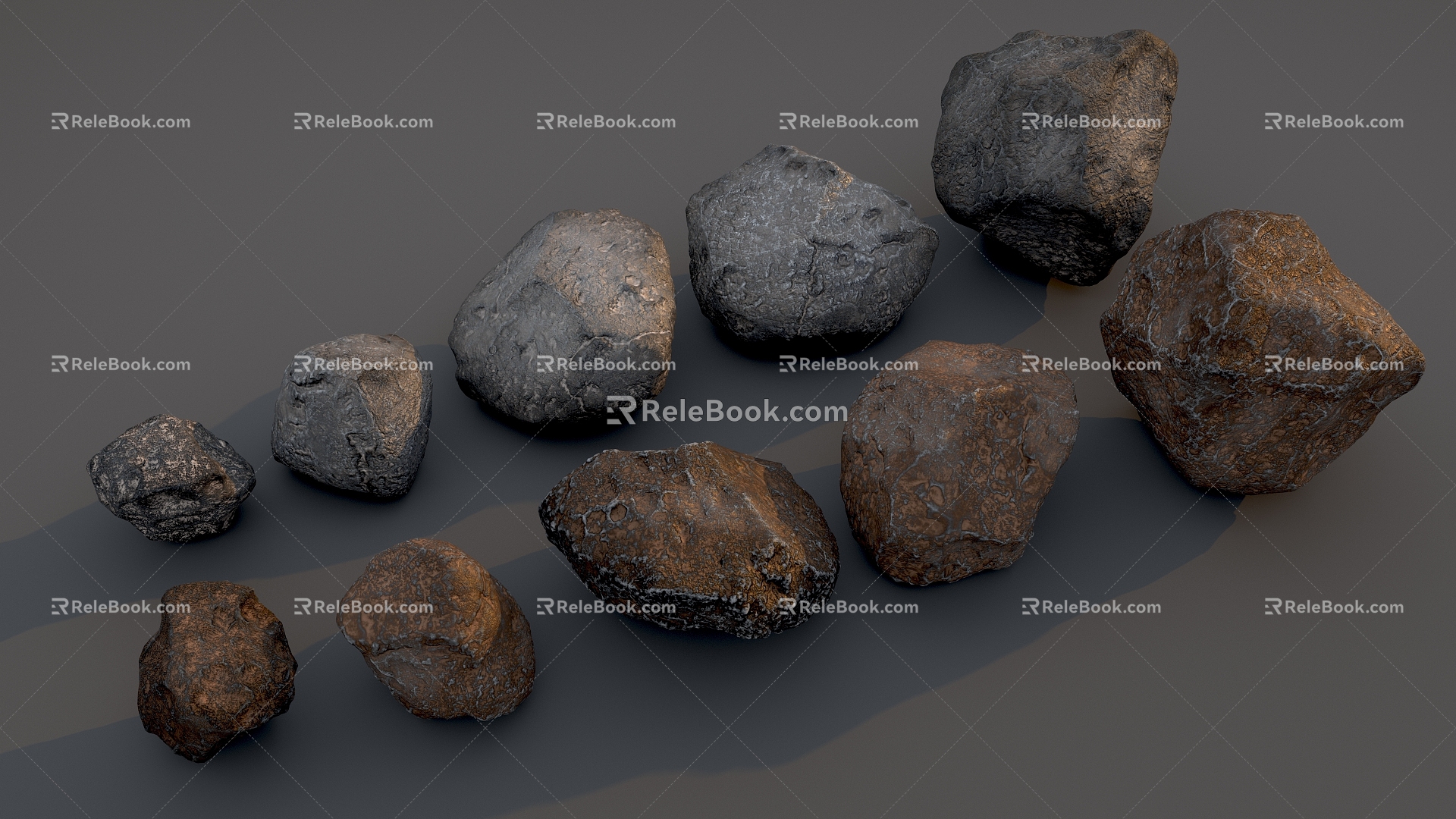 Stone Rock Stone 3d model