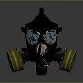 Gas Mask Science Fiction Gas Mask Gas Mask Respirator Breathing Mask Biochemical Mask Science Fiction Mask 3d model