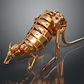 mechanical kangaroo machine kangaroo mech kangaroo sci-fi kangaroo cyberpunk kangaroo 3d model