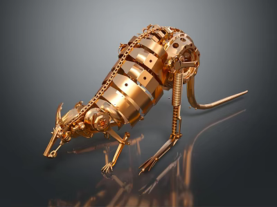 mechanical kangaroo machine kangaroo mech kangaroo sci-fi kangaroo cyberpunk kangaroo 3d model