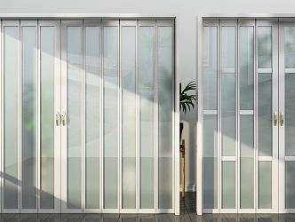 kitchen folding door kitchen sliding door sliding door 3d model