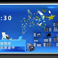 Yellow Blue Room Organization Before After 7 00 to 9 30 with Items Arranged