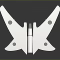 Butterfly Shaped Metal Hardware Tool Clamp With Practical Grip And Hole Design