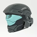 UNSC Advanced Tactical Military Helmet With Modern Visor And Protective Design Features