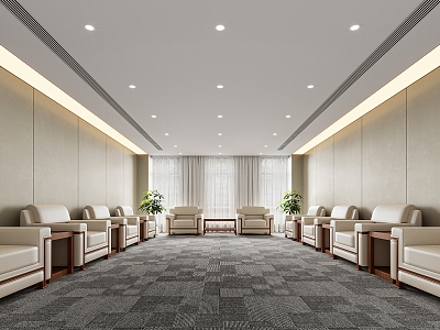 Modern Reception Room Meeting Room model