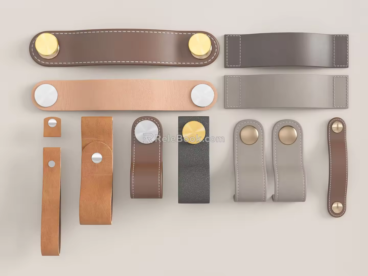 Leather handle 3d model