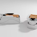 Modern White Massage Bed With Ergonomic Design And Comfortable Brown Cushion