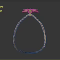 Elegant Dragonfly Design Gold Chain Necklace With Sparkling Emerald Pendant