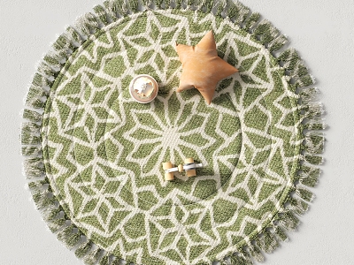 Round carpet model