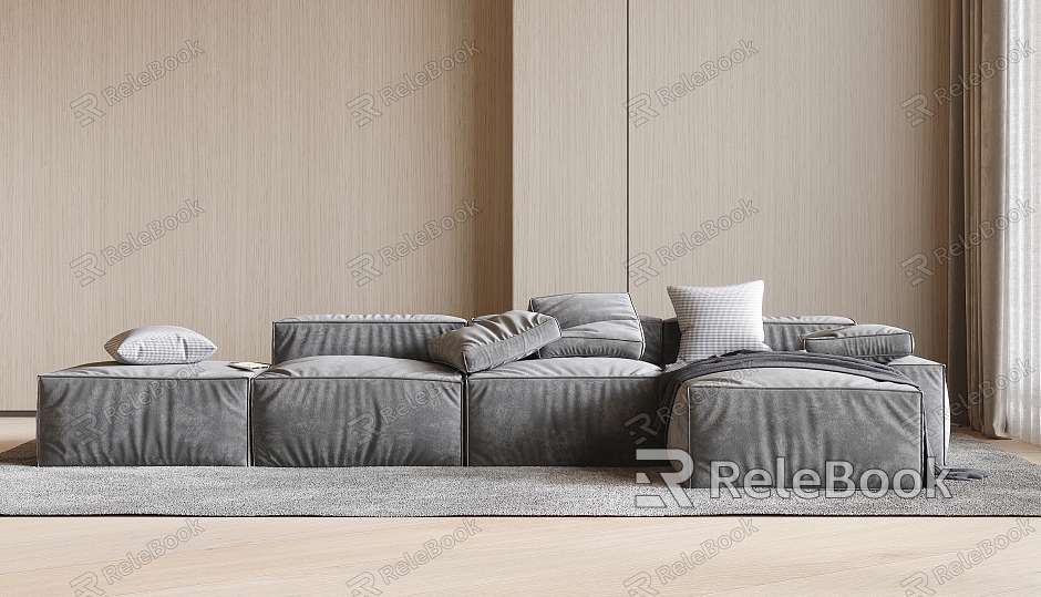 Multiplayer sofa sofa model