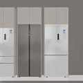 Modern Fridge Freezer Designs With Different Styles And White Finishes For Kitchen