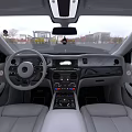 Rolls Royce Black Luxury SUV With Sleek Design Large Alloy Wheels And Distinctive Front Grille