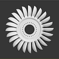 Modern Metallic Wall Decor With Radiant Petal Shaped Design And Sleek Surface