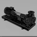 Industrial Centrifugal Pump Equipment Featuring Electric Motor And Base Frame Housing Structure