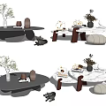 Modern coffee table 3d model