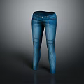 Blue Skinny Jeans For Women With Stretchy Denim And Slim Fit Design