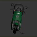 Green Felyx Electric Bicycle With Easy Riding Design And Comfortable Seat Rear Mirror