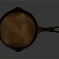 Vintage Copper Frying Pan A Practical Household Cooking Tool With Sturdy Handle
