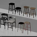 Various Modern Bar Stools In Black White Wooden Red And Gold With Stylish Designs
