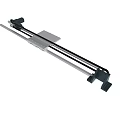Industrial Linear Slide Rail System With Metal Track Slider And Drive Mechanism