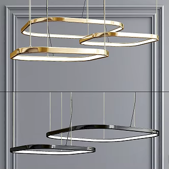 modern chandelier armored car zaro 3d model